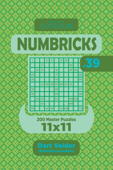 Sudoku Numbricks - 200 Master Puzzles 11X11