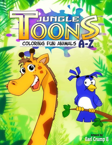 Jungle Toons: Coloring Fun Animals A-Z