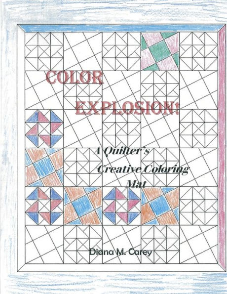 Explosiones de color: un tapete para colorear creativo para un quilter
