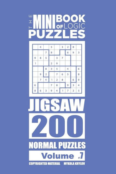 The Mini Book Of Logic Puzzles - Jigsaw 200 Normal (Volume 7)
