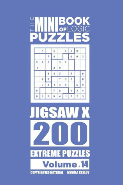 The Mini Book Of Logic Puzzles - Jigsaw X 200 Extreme (Volume 14)