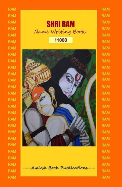 11000 "Shri Ram" - Libro de escritura de nombres