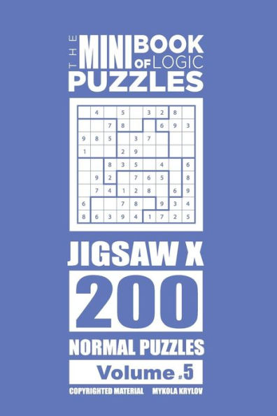The Mini Book Of Logic Puzzles - Jigsaw X 200 Normal (Volume 5)