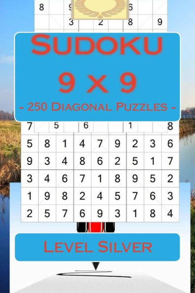 Sudoku 9 X 9 - 250 Diagonal Puzzles - Level Silver : For Connoisseurs Of Sudoku