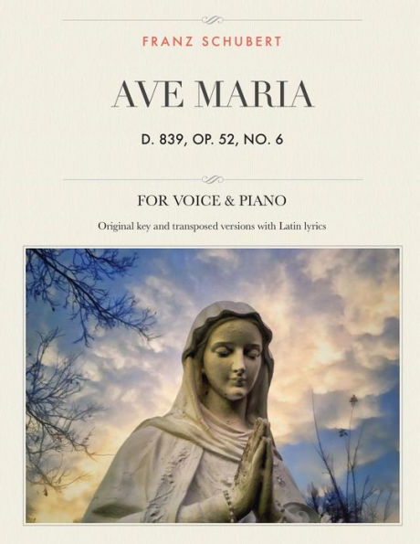 Ave María, D. 839, op. 52, No. 6: Para voces medias, altas y bajas (El recurso del cantante)