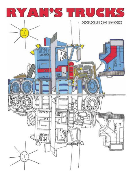 Ryan'S Trucks : Coloring Book