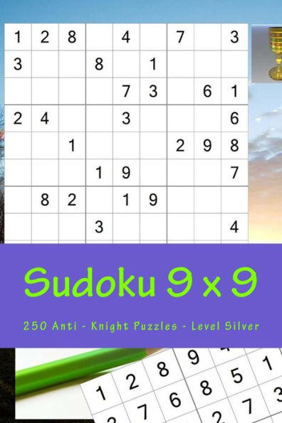 Sudoku 9 X 9 - 250 Anti - Knight Puzzles - Level Silver : All You Need Is For Relaxation