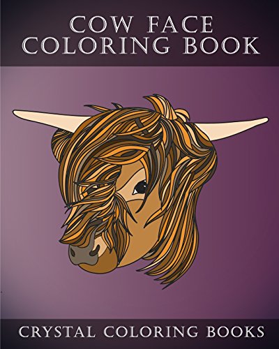Cow Coloring Book: 30 Simple Line Drawing Cow Face Coloring Pages (Animal)