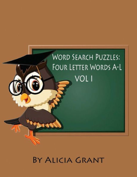Word Search Puzzles : Four Letter Words A-L