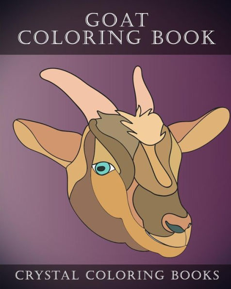 Goat Coloring Book: 30 Simple Goat Face Line Drawing Coloring Pages (Animal)