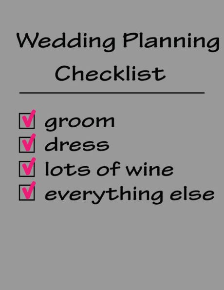 Wedding Planning Checklist