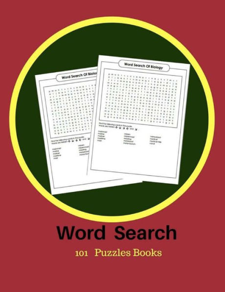 Word Search 101 Puzzles Books : Large Print Advanced Puzzles Games Word Games Word Find Word Search With Solution