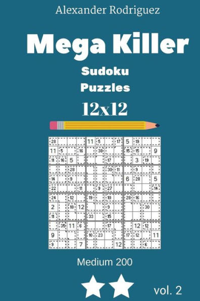Mega Killer Sudoku Puzzles - Medium 200