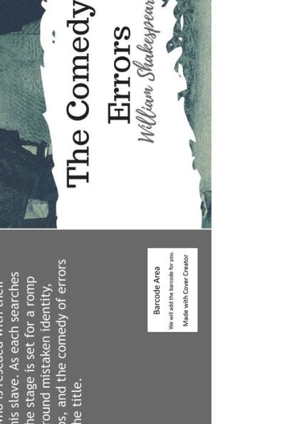 The Comedy Of Errors - 9781986534628