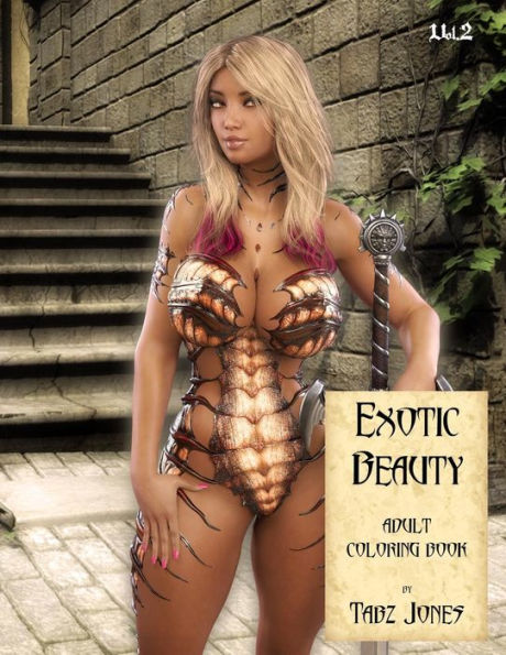 Exotic Beauty Adult Coloring Book - 9781986556767