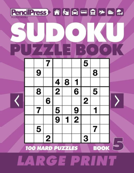 Sudoku Puzzle Book 5 (Large Print)