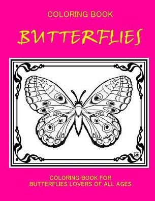 Libro de colorear; Mariposas: mariposas