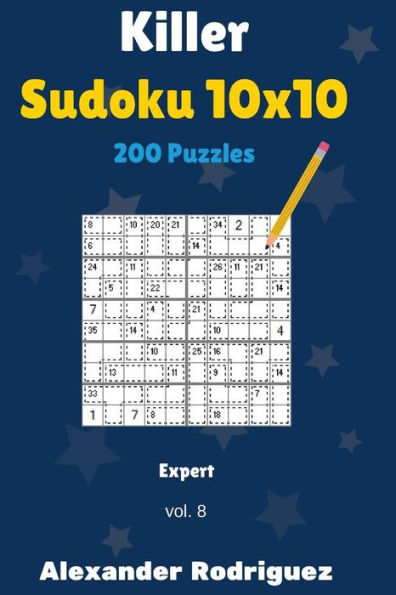 Killer Sudoku 10x10 Puzzles - Expert 200 vol. 8