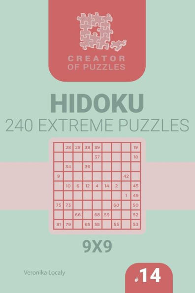 Creator of puzzles - Hidoku 240 Extreme (Volume 14)