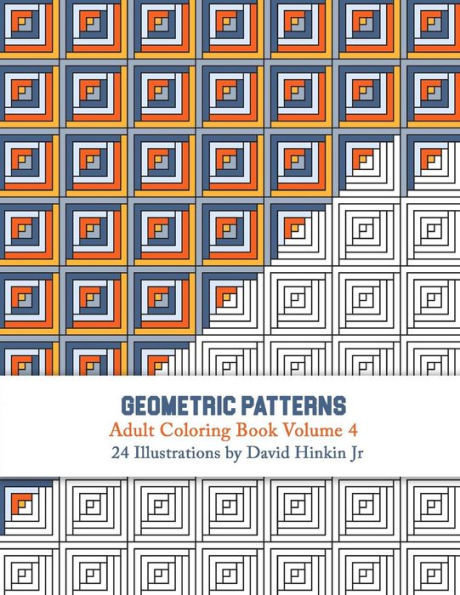 Geometric Patterns - Adult Coloring Book Vol. 4