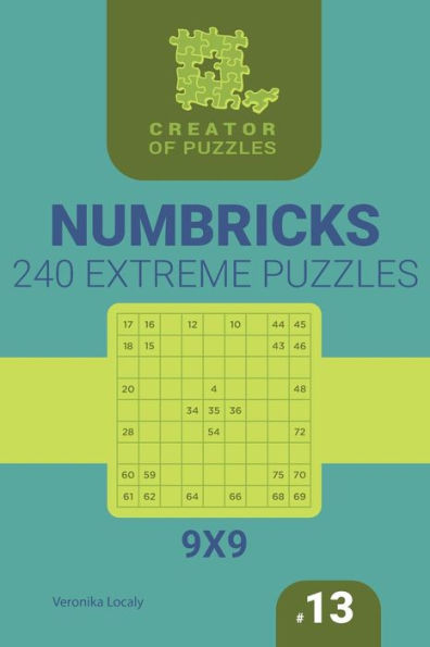 Creator of puzzles - Numbricks 240 Extreme (Volume 13)