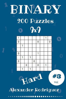 Binary Puzzles - Hard 200 vol. 3
