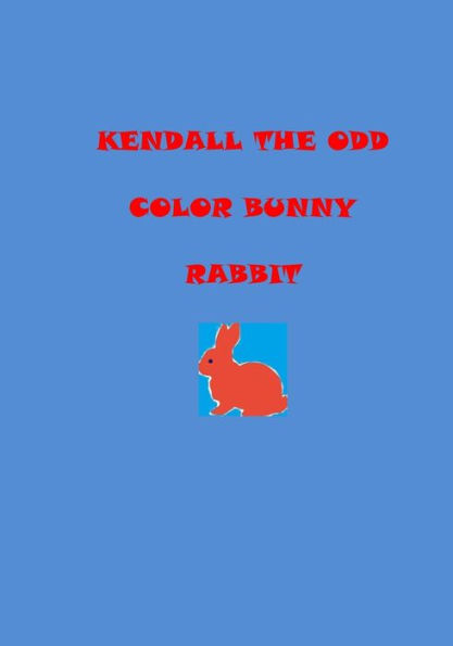 Kendall the odd color bunny rabbit