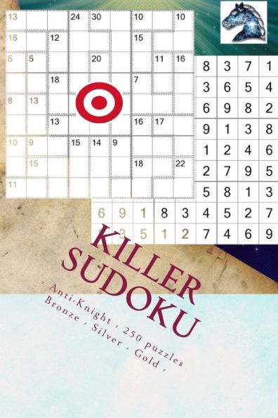 Killer Sudoku - Anti-Knight - 250 puzzles Bronze - Silver - Gold - Vol. 176: 9 x 9 PITSTOP. Enjoy this excellent Sudoku.