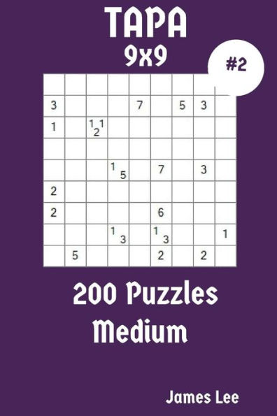 Tapa Puzzles 9X9 - Medium 200