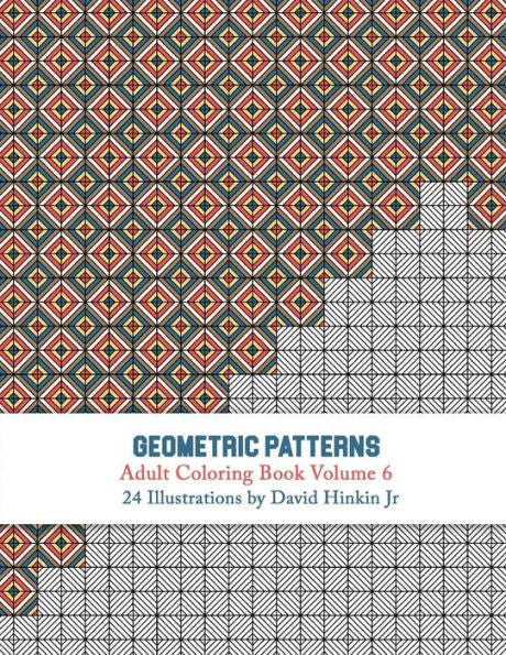 Geometric Patterns - Adult Coloring Book Vol. 6