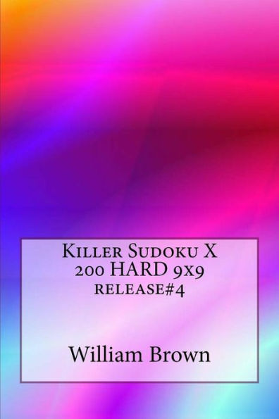 Killer Sudoku X 200 HARD 9x9 release4 (Killer Sudoku X 200 HARD 9?9)