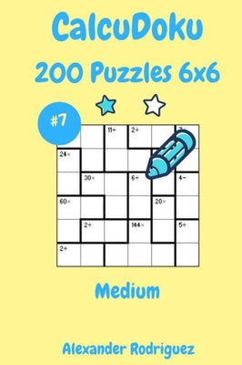 CalcuDoku Puzzles 6x6- Medium 200 vol. 7