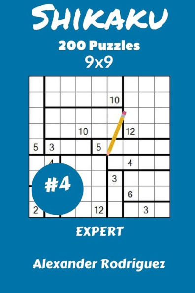 Shikaku Puzzles 9X9 - Expert 200