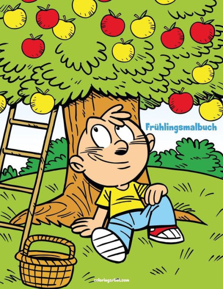 Frühlingsmalbuch 1 (German Edition)