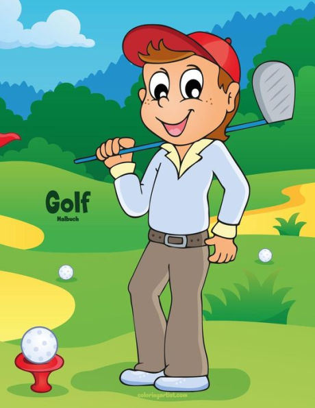 Golf-Malbuch 1 (German Edition)