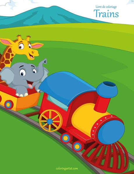 Livre De Coloriage Trains 1