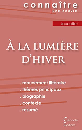Fiche De Lecture À La Lumière D'Hiver