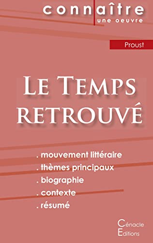 Fiche De Lecture Le Temps Retrouvé