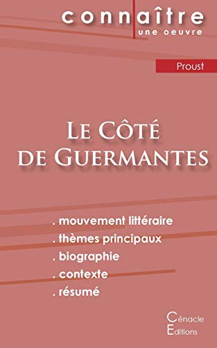 Fiche de lecture Le C??t?? de Guermantes de Marcel Proust (Analyse litt??raire de r??f??rence et r??sum?? complet) (French Edition)