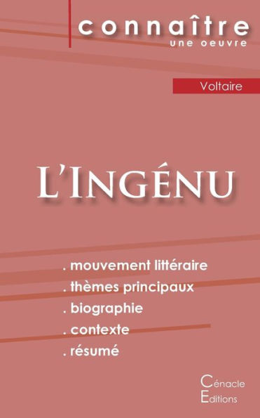 Fiche De Lecture L'Ingénu De Voltaire (Analyse Littéraire De Référence Et Résumé Complet) (French Edition)