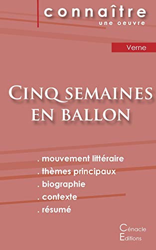 Fiche de lecture Cinq semaines en ballon de Jules Verne (Analyse litt??raire de r??f??rence et r??sum?? complet) (French Edition)