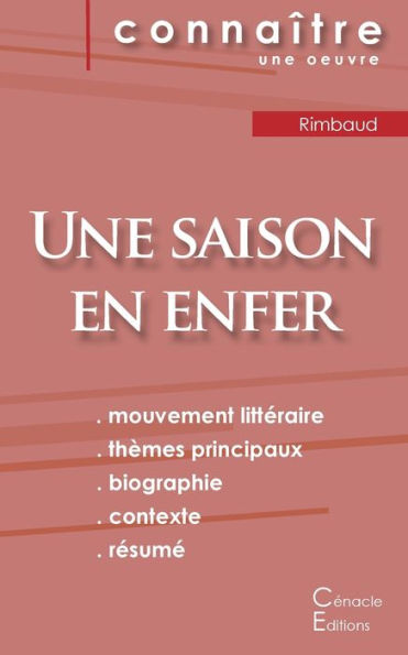 Fiche De Lecture Une Saison En Enfer De Rimbaud (Analyse Littéraire De Référence Et Résumé Complet) (French Edition)