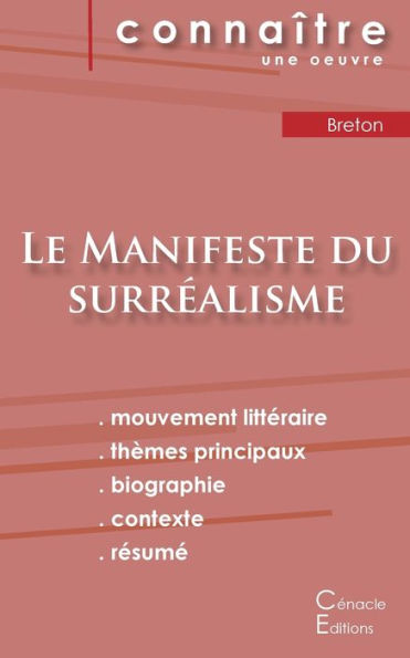 Fiche De Lecture Le Manifeste Du SurrEalisme De AndrE Breton (Analyse LittEraire De REfErence Et REsumE Complet) (French Edition)