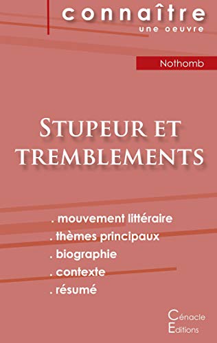 Fiche De Lecture Stupeur Et Tremblements