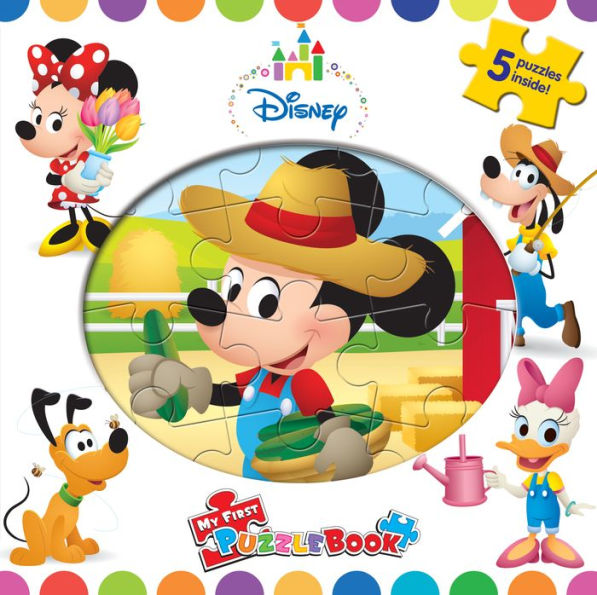 Phidal ? Disney Baby My First Puzzle Book - Jigsaw Book For Kids Children Toddlers Ages 3 And Up Preschool Educational Learning - Gift For Easter, Holiday, Christmas, Birthday