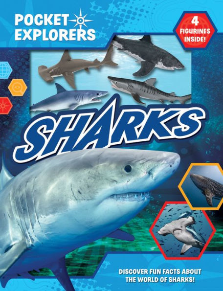 Sharks Pocket Explorers With Figurines And Fact Book