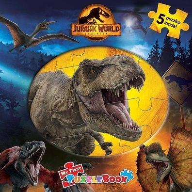 Phidal ? Jurassic World My First Puzzle Book - Jigsaw Book For Kids Children Toddlers Ages 3 And Up Preschool Educational Learning - Gift For Easter, Holiday, Christmas, Birthday