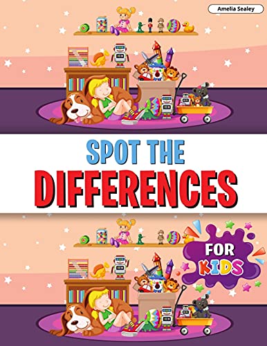 Spot The Differences For Kids: Find The Differences Book For Kids, A Fun Search And Find Book For Children