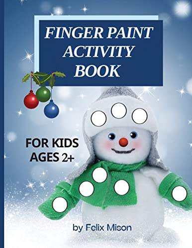 Finger Paint Activity Book For Kids Ages 2+