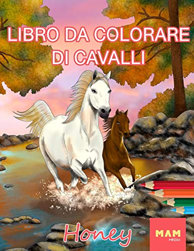 Libro da Colorare di Cavalli: album da colorare antistress (Italian Edition)